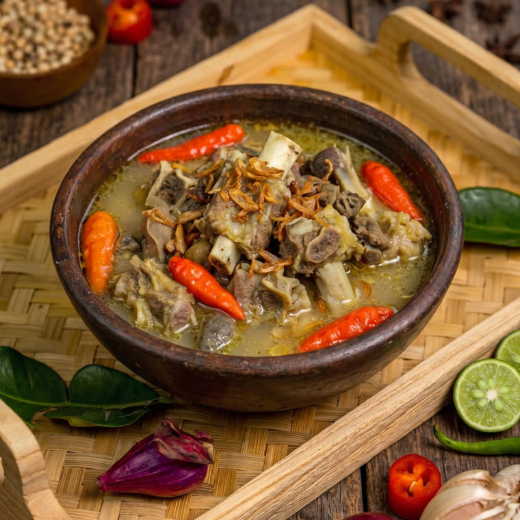 Menu aqiqah olahan tulang kambing Tengkleng Barokah Aqiqah